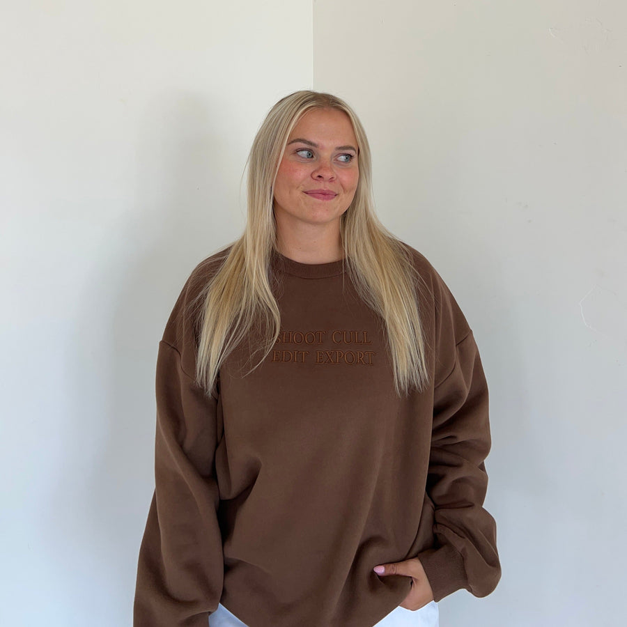 Shoot Cull Edit Export Crewneck