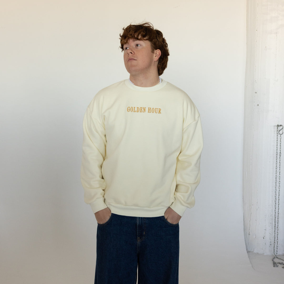 【GOLDEN 】JOURNY UNISEX CREW SWEAT Golden Hour Crew – ES Co