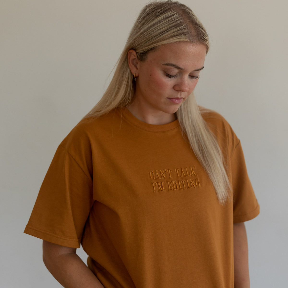 Can't Talk I'm Editing Tee